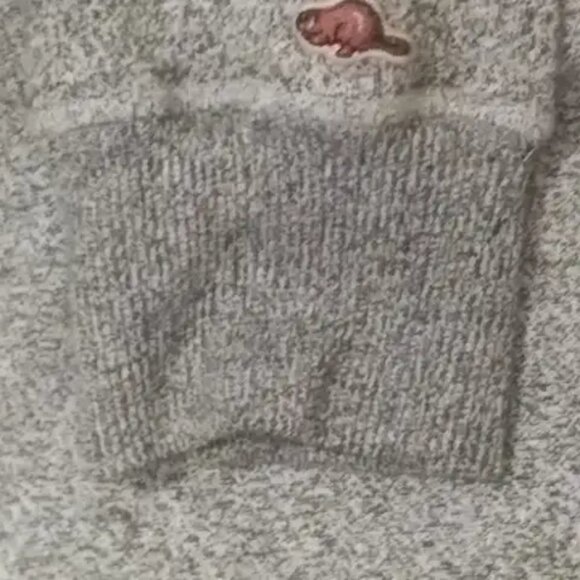 Roots Athletics Full Zip Hoodie, Salt and Pepper - Men's Size M - Picture 2 of 4